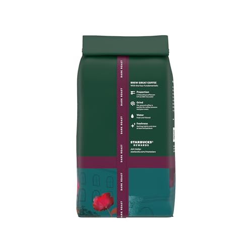 Dark Roast Espresso Ground Coffee 100% Arabica Beans 28 oz