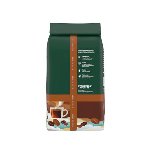 Starbucks Ground Caffeinated Bag No medium_roast