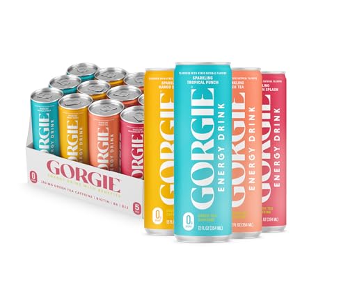 GORGIE Sugar-Free Natural Energy Drink, Coffee Replacement, Vegan