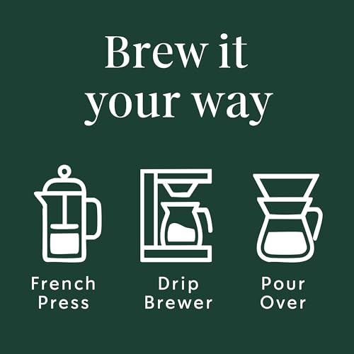 Dark Roast Espresso Ground Coffee 100% Arabica Beans 28 oz
