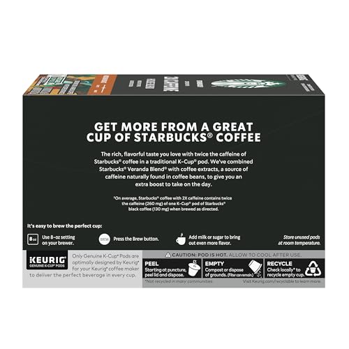 STARBUCKS 2 caffeinecapsuleboxkeurigmedium roast