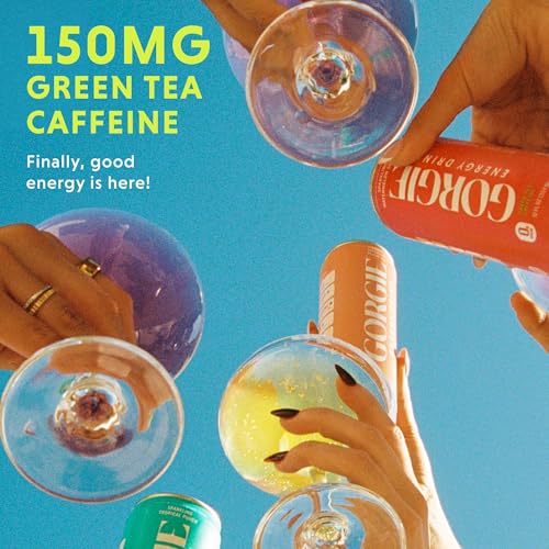 GORGIE Sugar-Free Natural Energy Drink, Coffee Replacement, Vegan