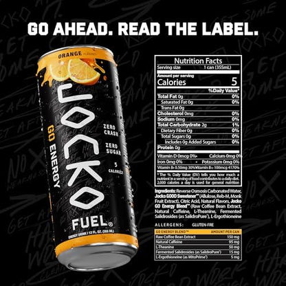 Sugar Free Energy Drink with Electrolytes and Focus Support Blend 12 Pack