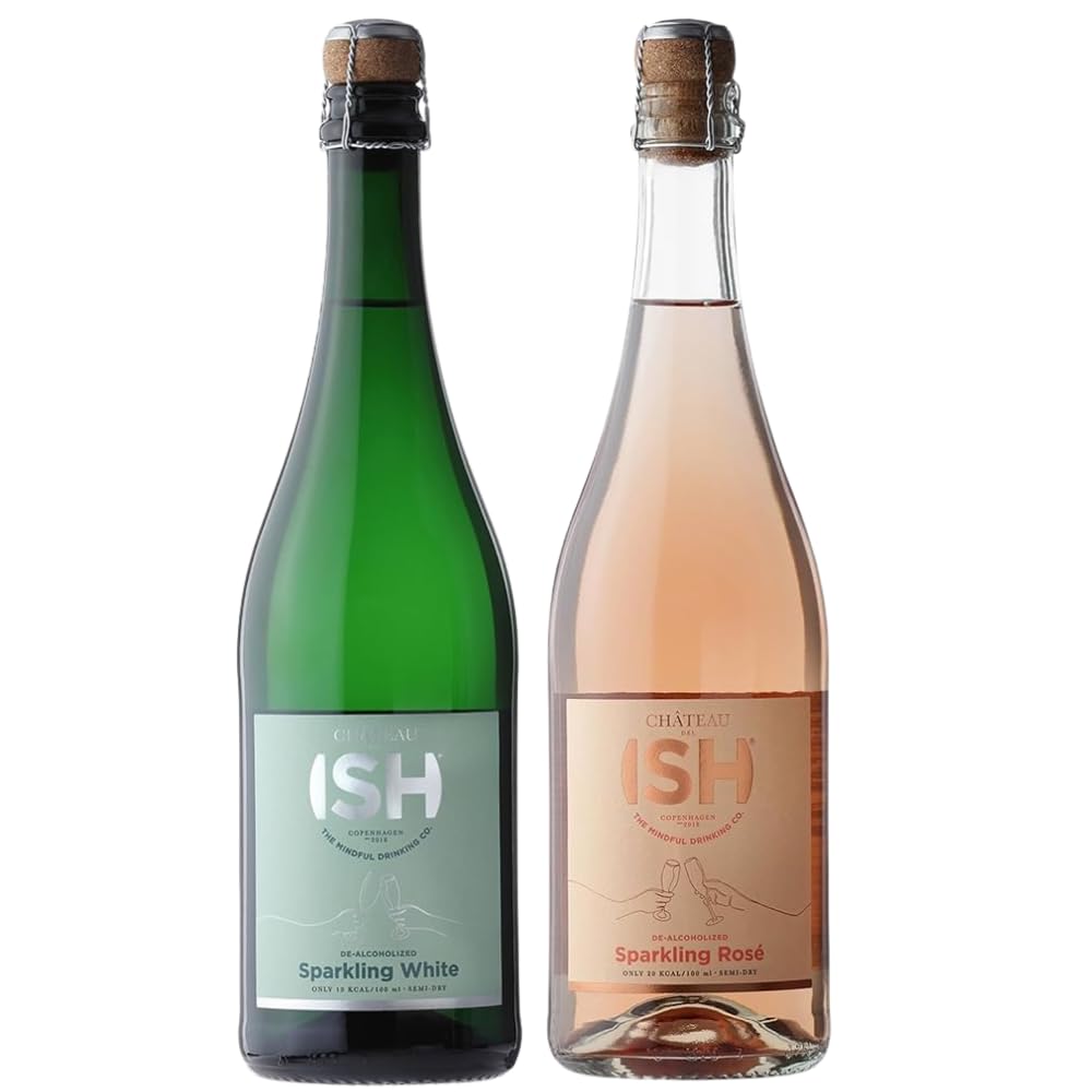 Non Alcoholic Sparkling Wine with Low Sugar 750ml Bottle