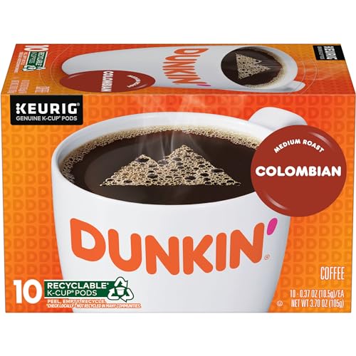 Dunkin' Midnight Dark Roast Coffee, 60 Keurig K-Cup Pods