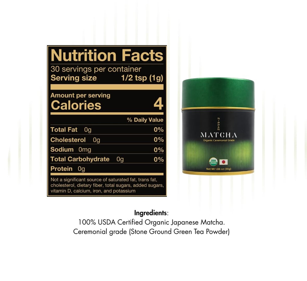 Organic Ceremonial Matcha Green Tea Powder from Uji Kyoto
