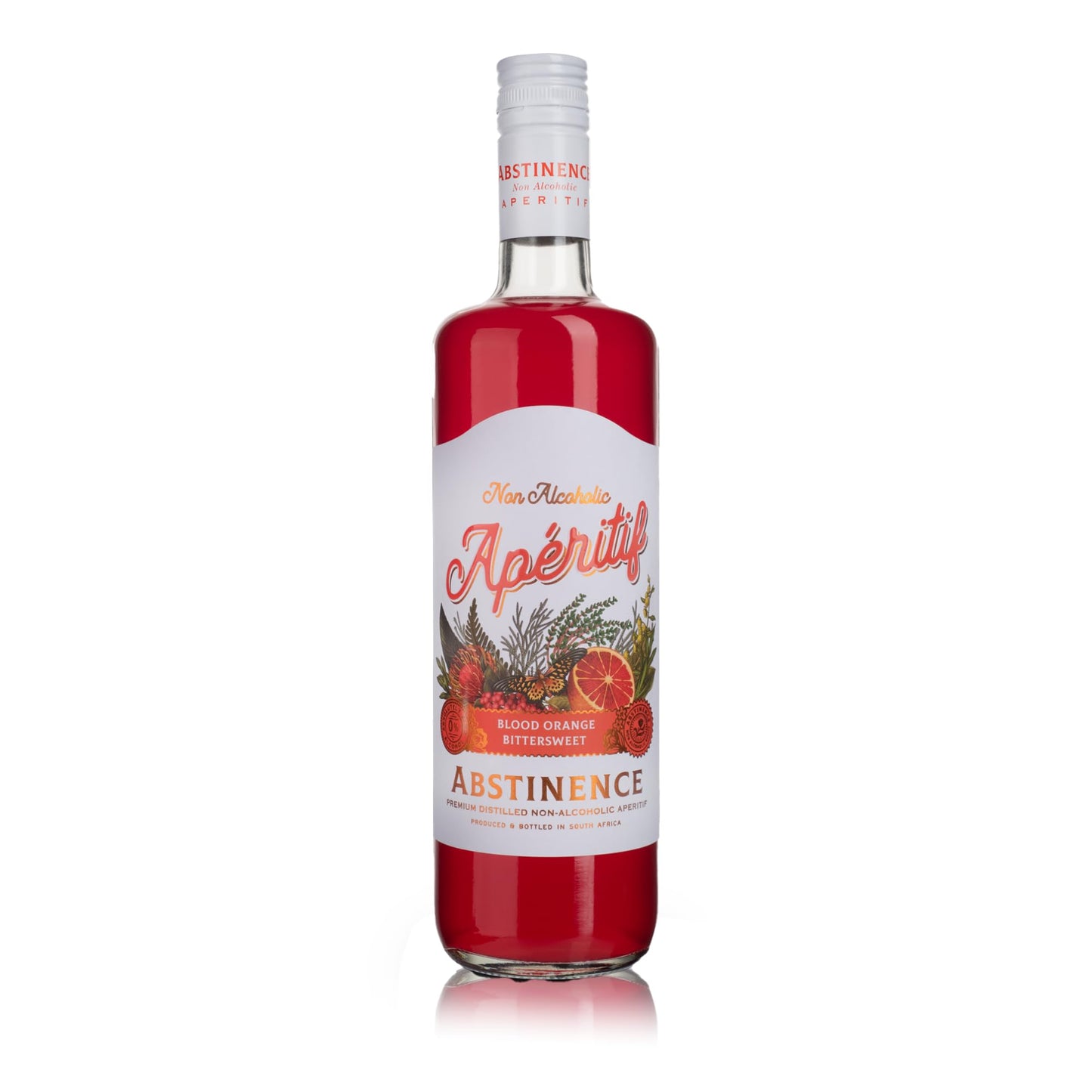 Non Alcoholic Blood Orange Aperitif with Botanical Citrus Blend 750ml