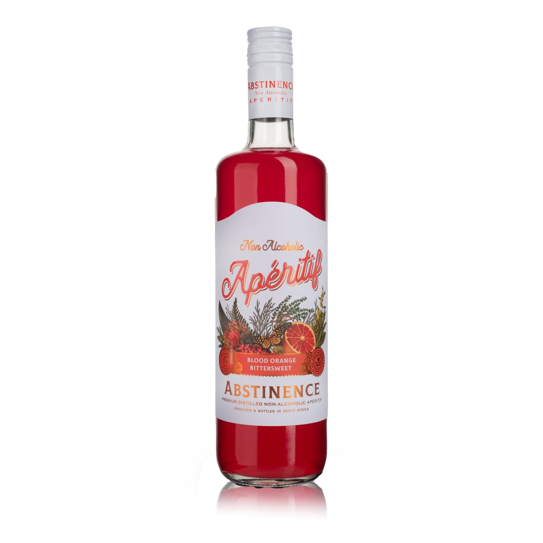 Non Alcoholic Blood Orange Aperitif with Botanical Citrus Blend 750ml