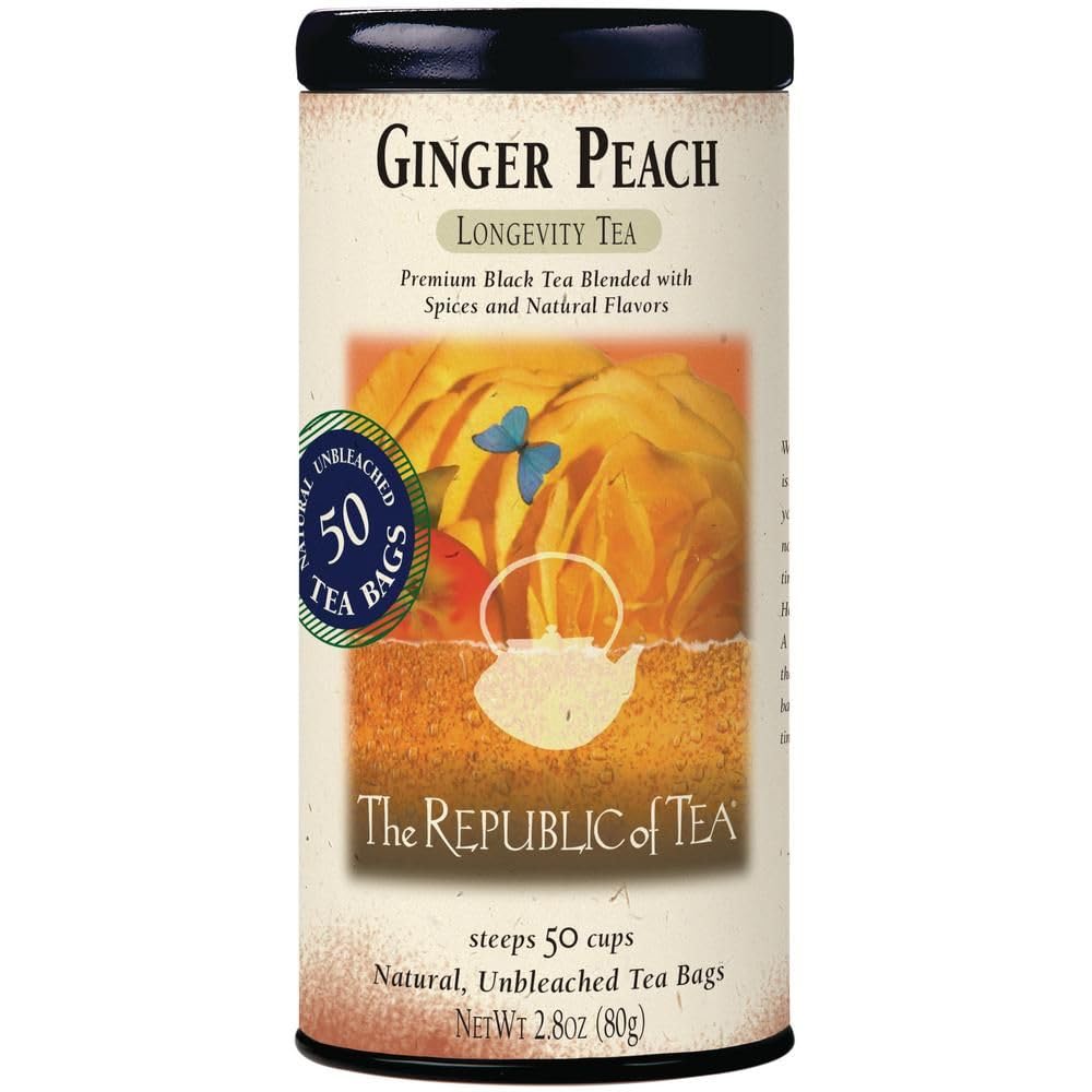 The Republic of Tea Ginger Peach Black Tea