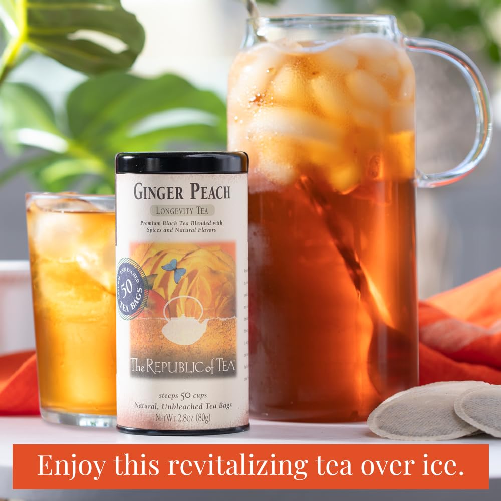 The Republic of Tea Ginger Peach Black Tea
