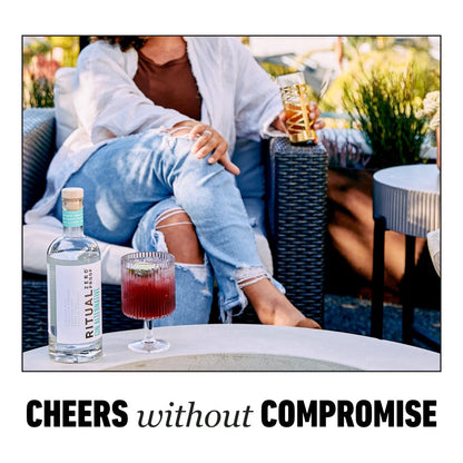 Zero Proof Gin Alternative Non Alcoholic Spirit for Cocktails 750ml