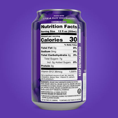 Humm Original Kombucha, Organic, Vegan & GMO Free