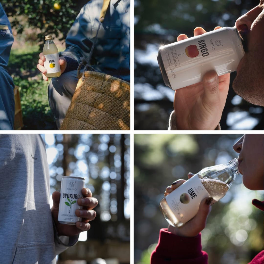 Kimino Sparkling Water, Made in Japan