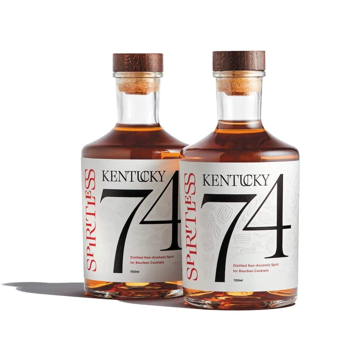 Non Alcoholic Bourbon Whiskey Alternative for Mocktails & Cocktails 750ml