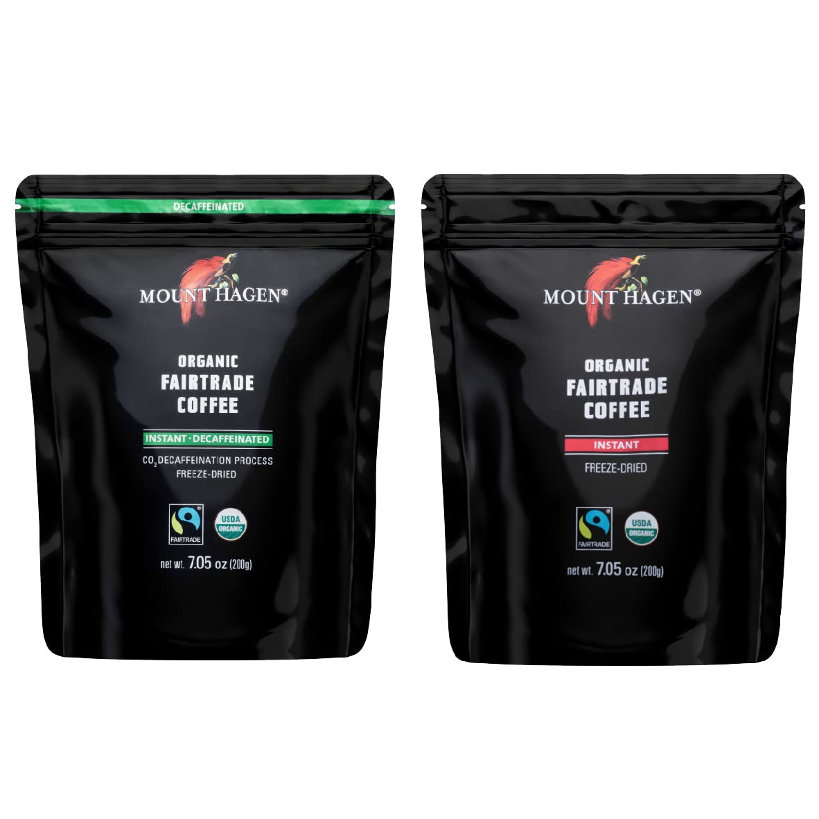 Organic Freeze Dried Instant Arabica Coffee Medium Roast 2 Pack