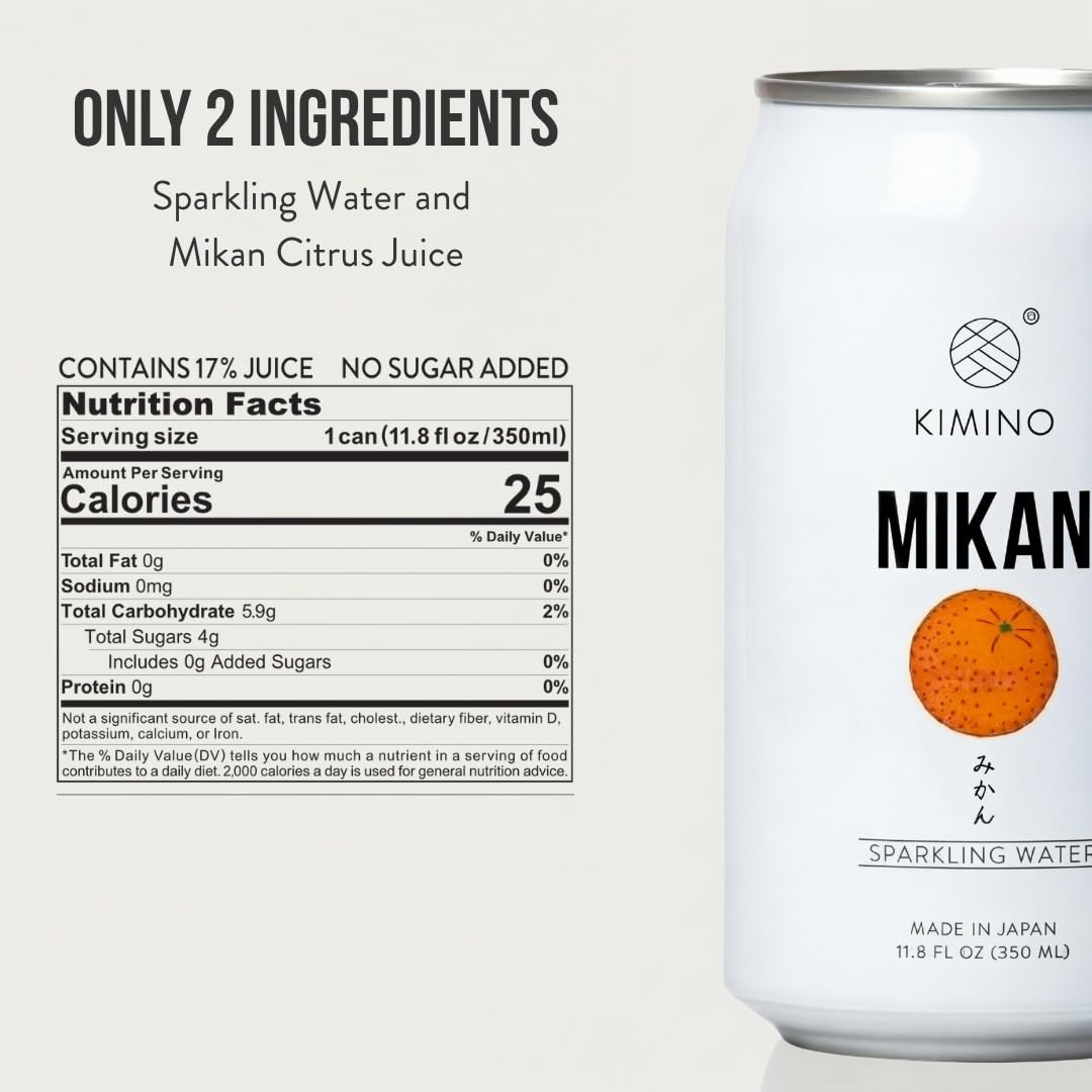 Kimino Sparkling Water, Made in Japan