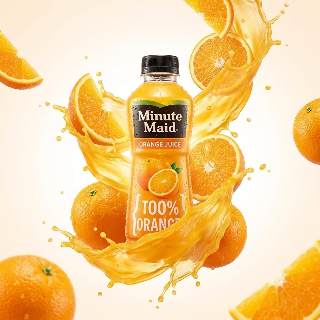 Orange Apple Juice Variety Pack with Fruit Blend Flavors 15 Pack