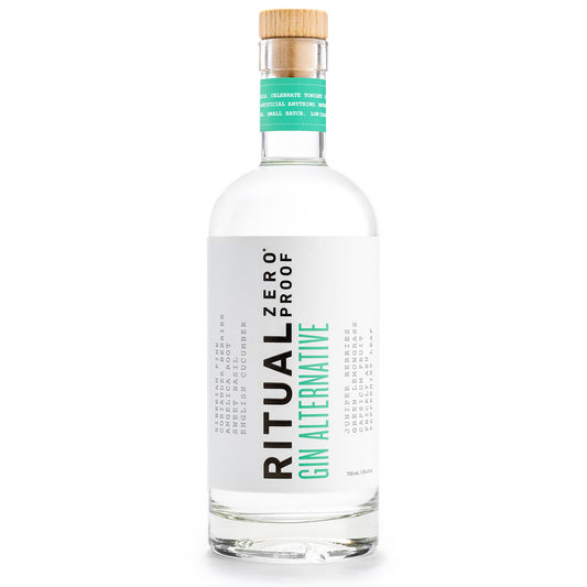 Zero Proof Gin Alternative Non Alcoholic Spirit for Cocktails 750ml