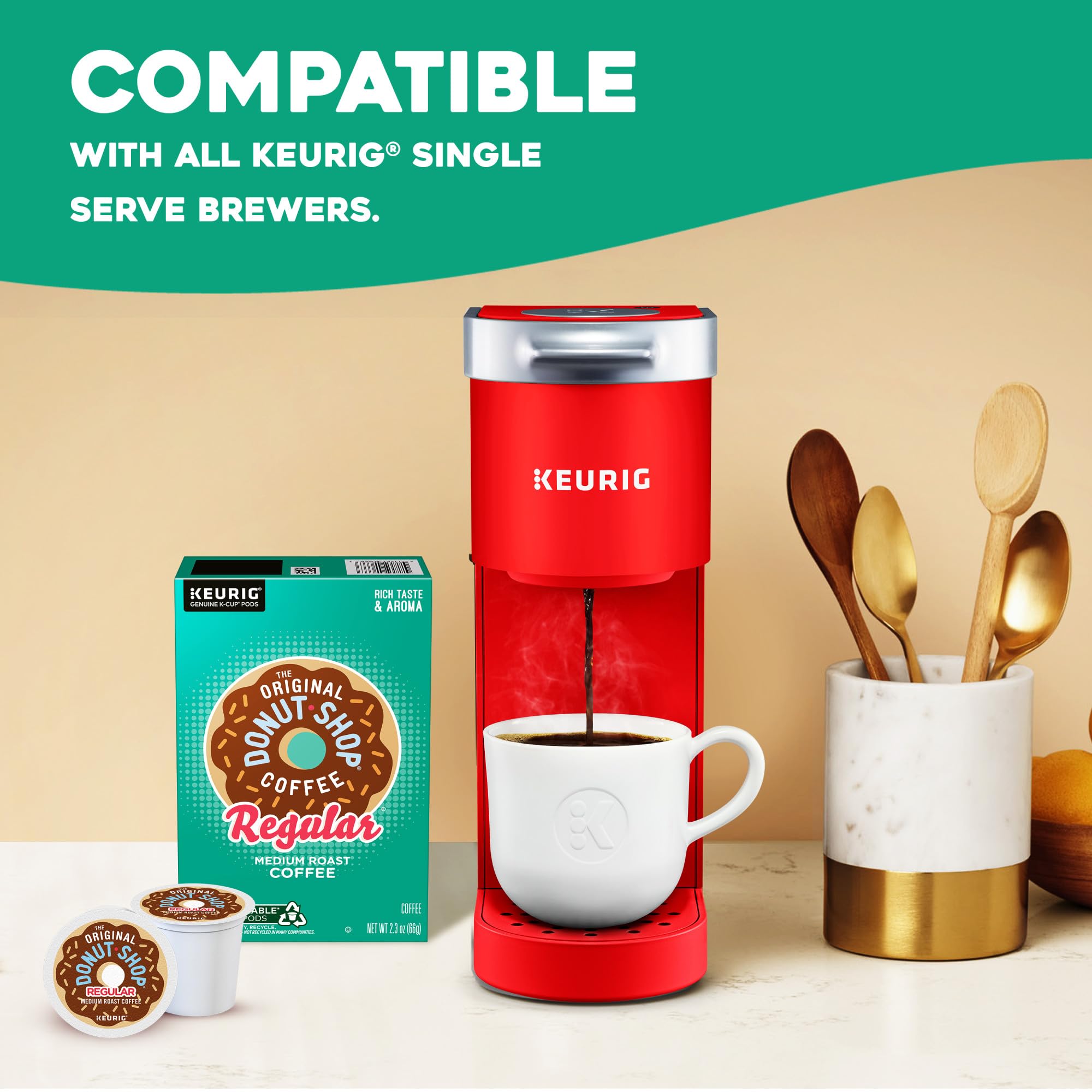 The Original Donut Shop Regular, Single-Serve Keurig K-Cup Pods