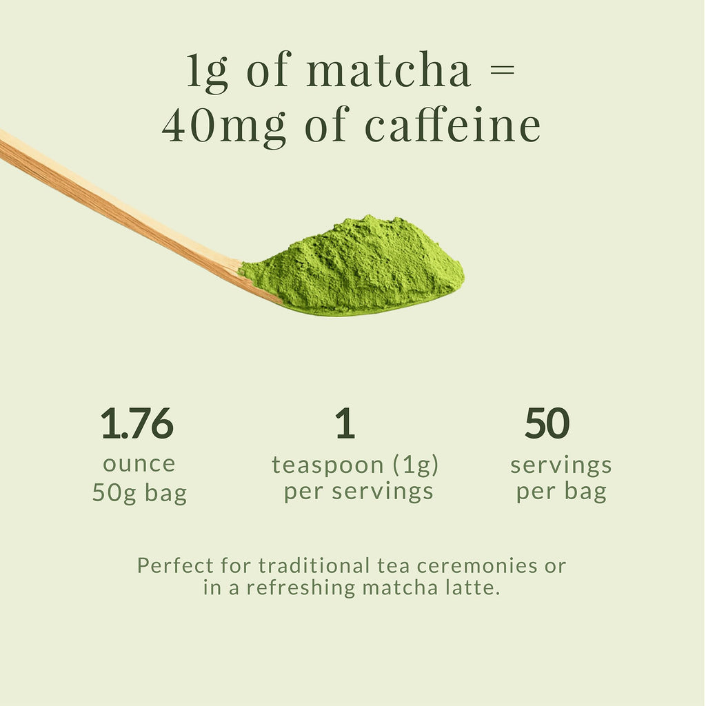 Ceremonial Grade Japanese Matcha Powder from Kyoto Japan