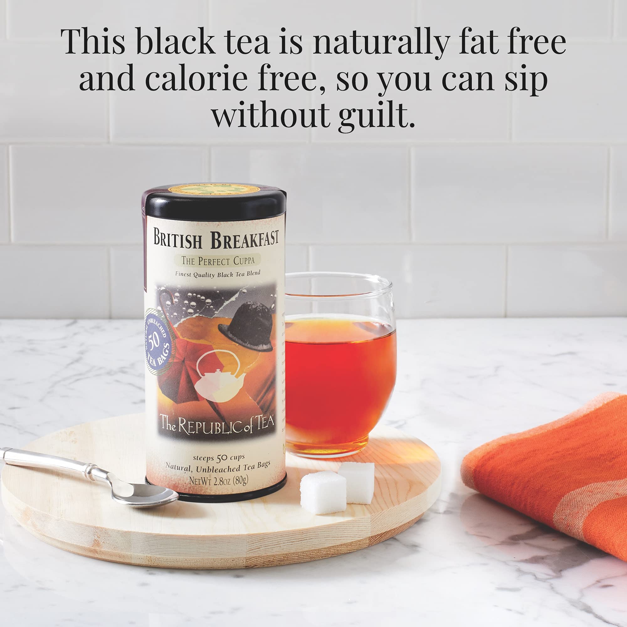 The Republic of Tea - British Breakfast Tea, Gourmet Black Tea | Caffeinated