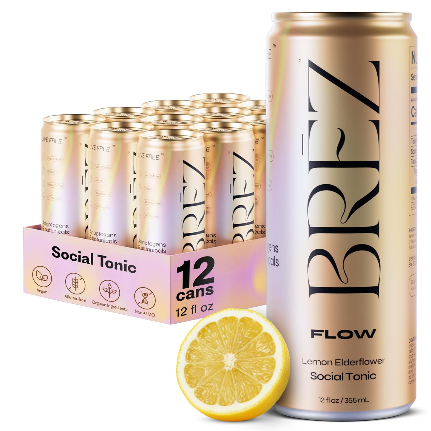 Lion's Mane Mushroom Drink with Adaptogens for Calm Focus & Mood Support