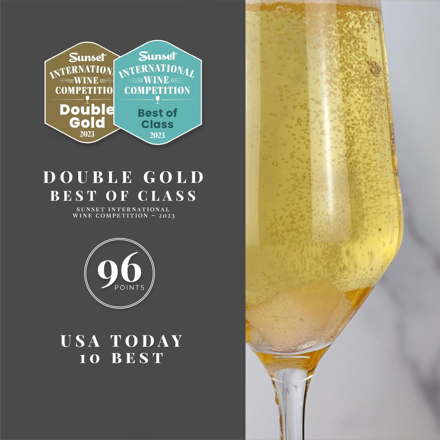 JØYUS Non-Alcoholic Sparkling White Wine, Dealcoholized Wine, 750ml Bottle