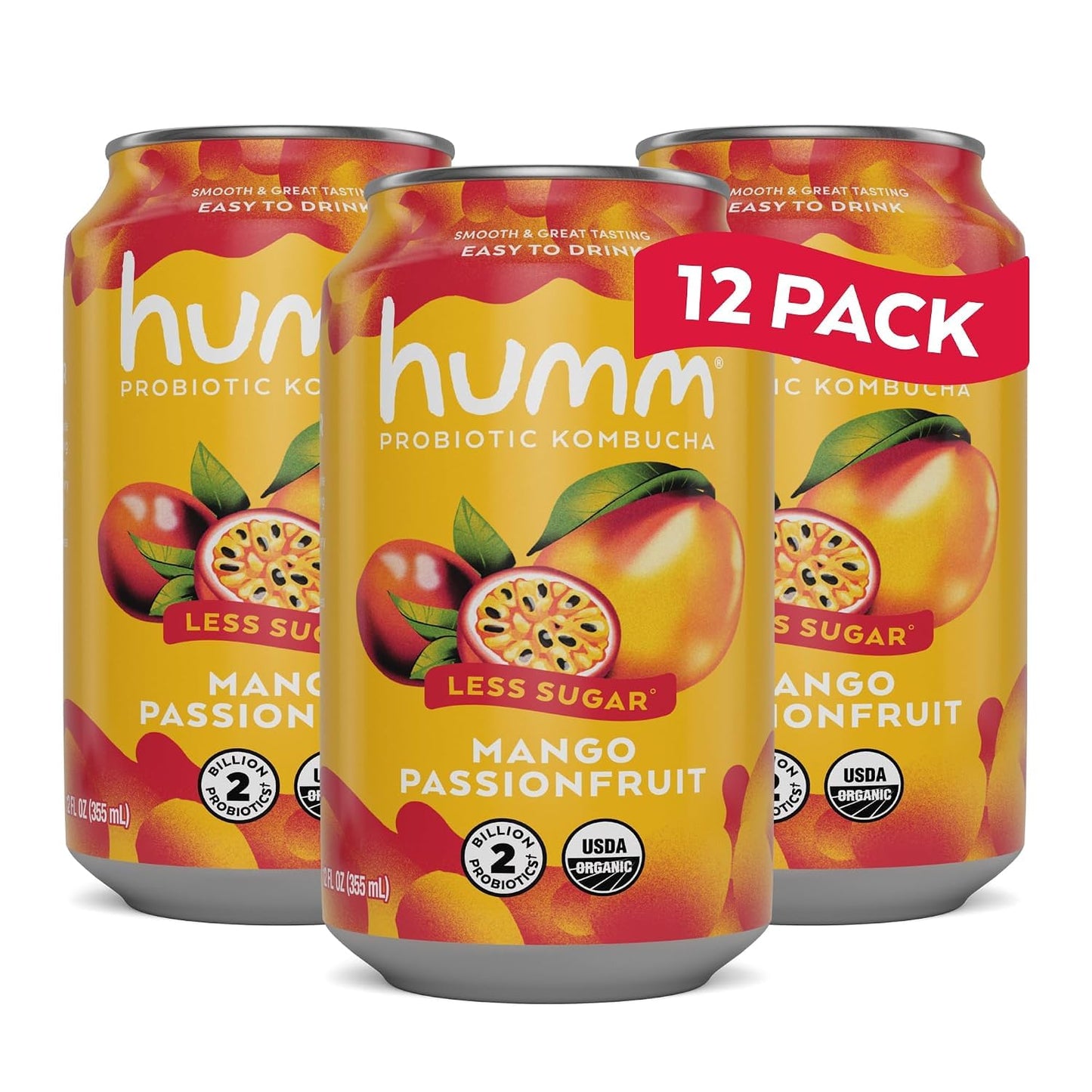 Humm Original Kombucha, Organic, Vegan & GMO Free