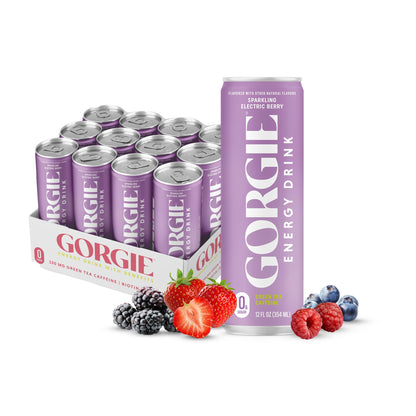 GORGIE Sugar-Free Natural Energy Drink, Coffee Replacement, Vegan