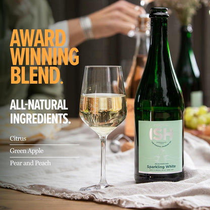 Non Alcoholic Sparkling Wine with Low Sugar 750ml Bottle