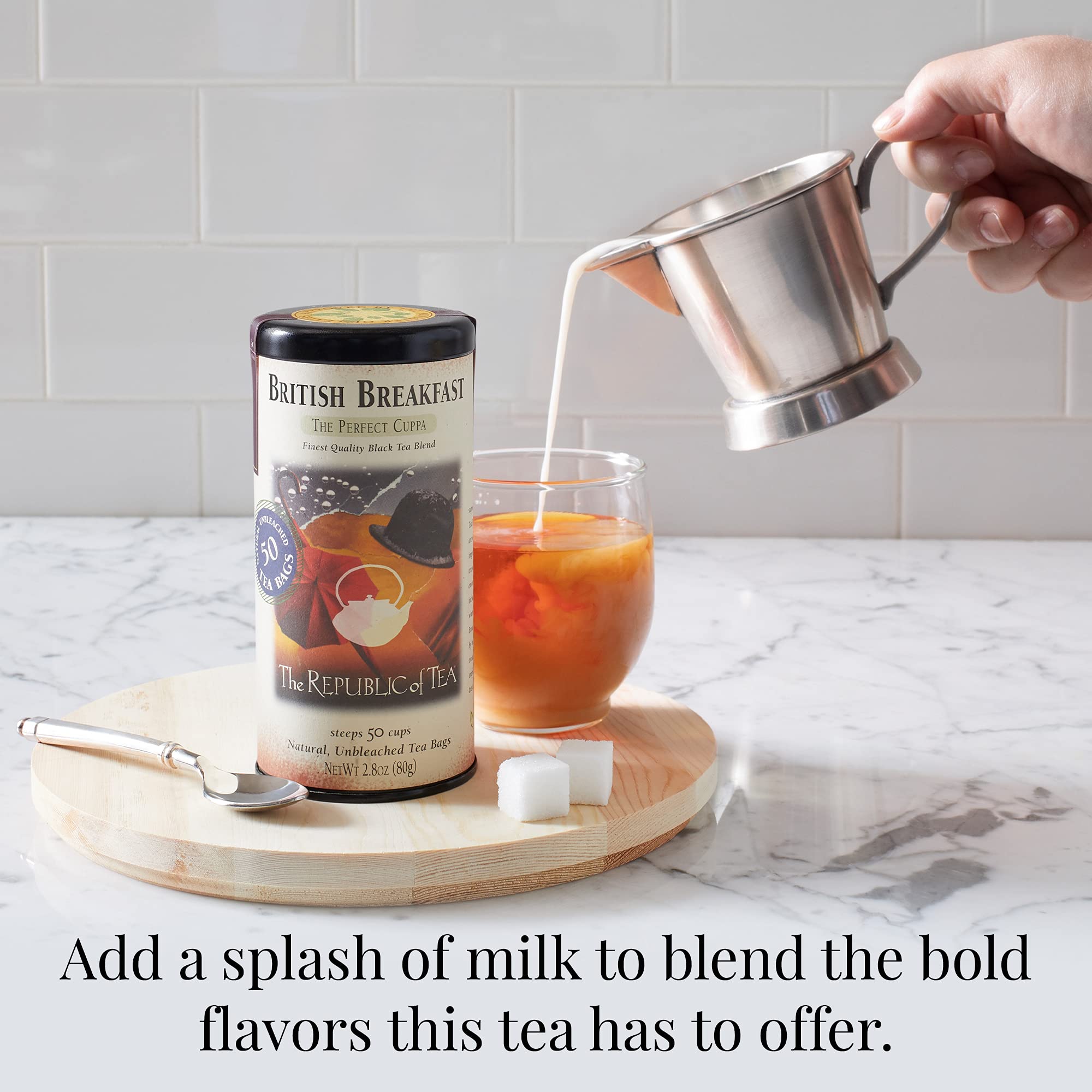 The Republic of Tea - British Breakfast Tea, Gourmet Black Tea | Caffeinated