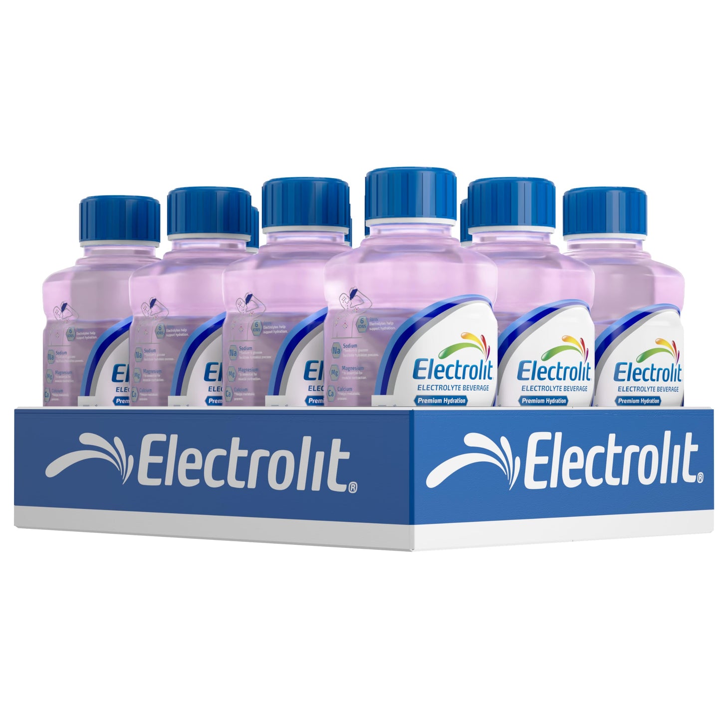 Premium Electrolyte Hydration Drink with Magnesium Potassium & Calcium 12 Pack