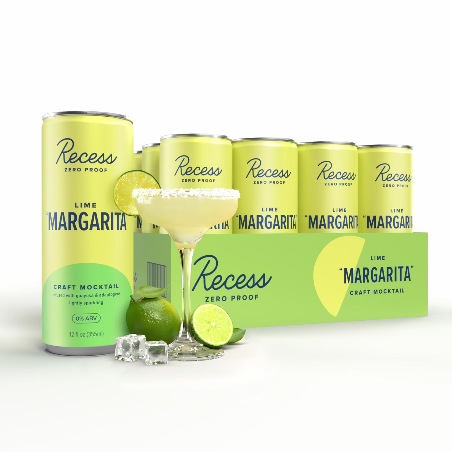 Recess Zero Proof Non-Alcoholic Mocktail, 12 Pack