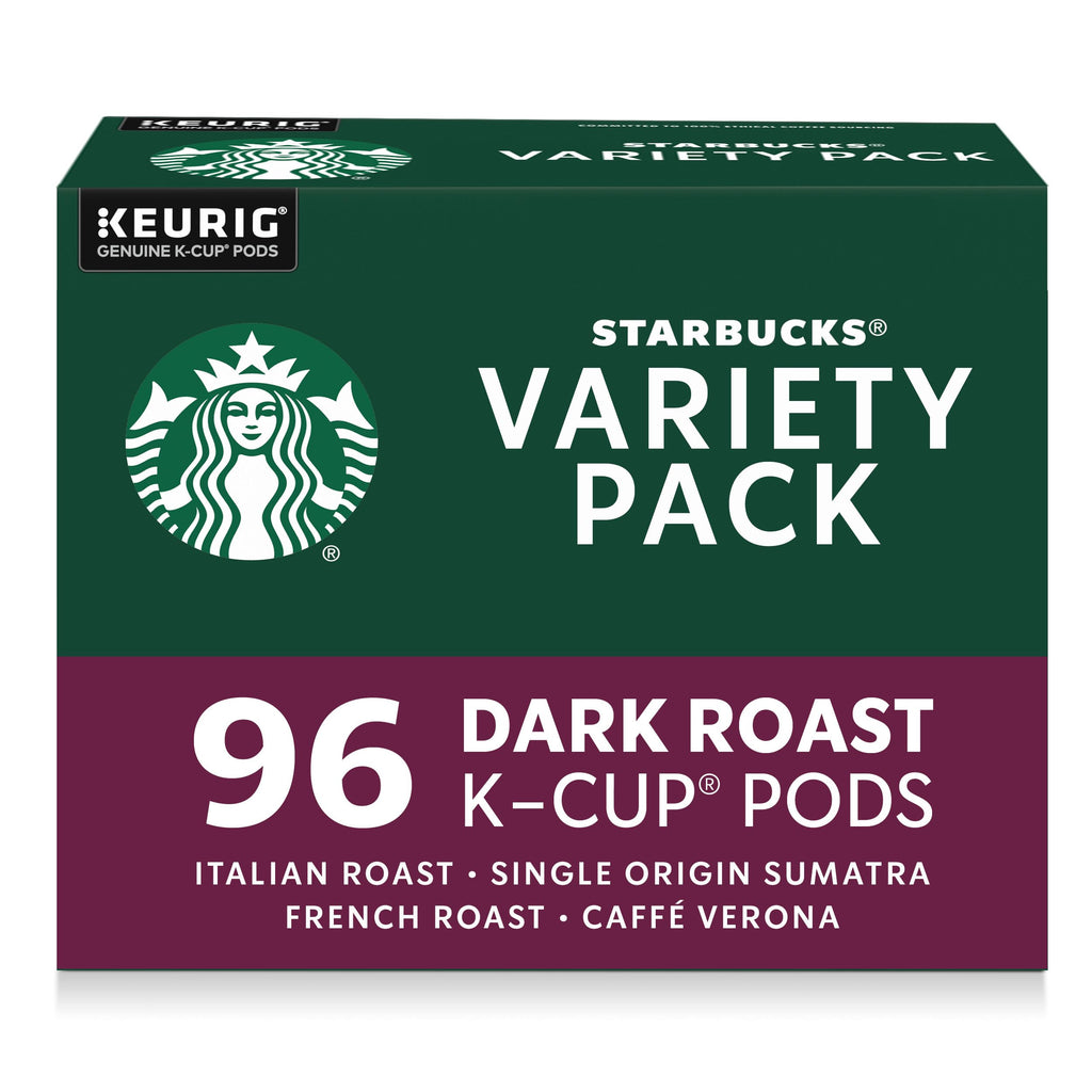 Dark Roast Coffee Pods Variety Pack for Keurig Brewers 96 Count
