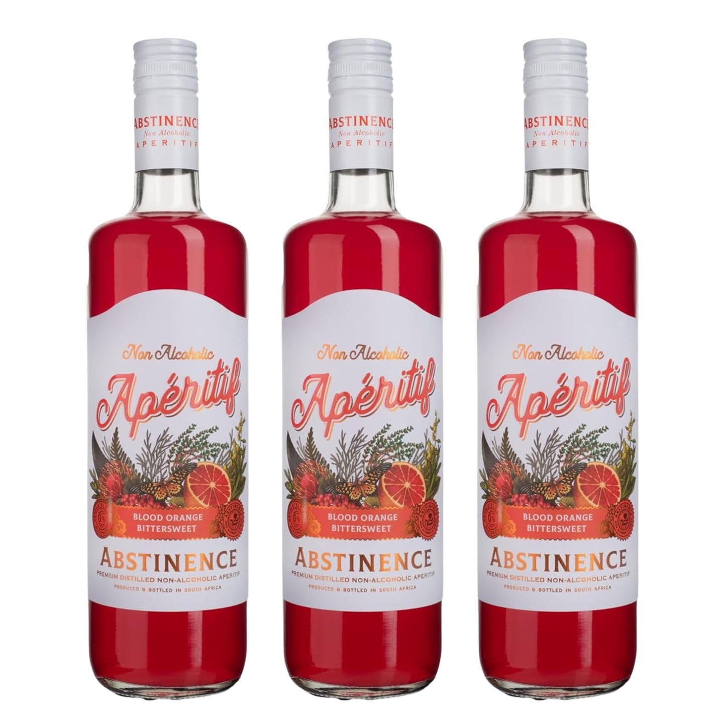 Non Alcoholic Blood Orange Aperitif with Botanical Citrus Blend 750ml
