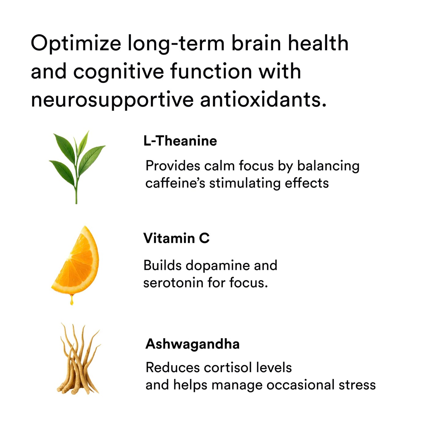 Focus Energy Drink Shots with Matcha, Adaptogens & Functional Mushrooms