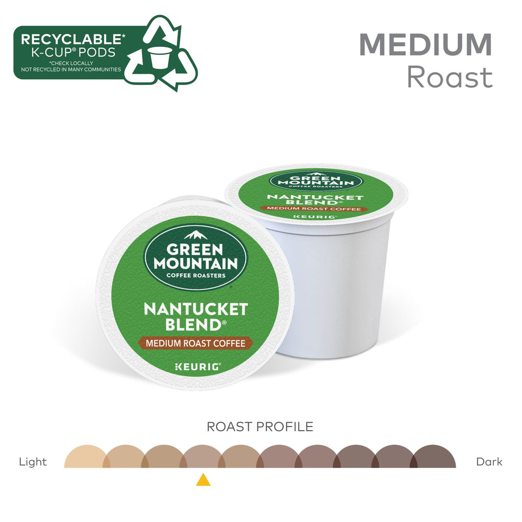 Nantucket Blend Medium Roast Single-Serve Coffee Pods 72 Count