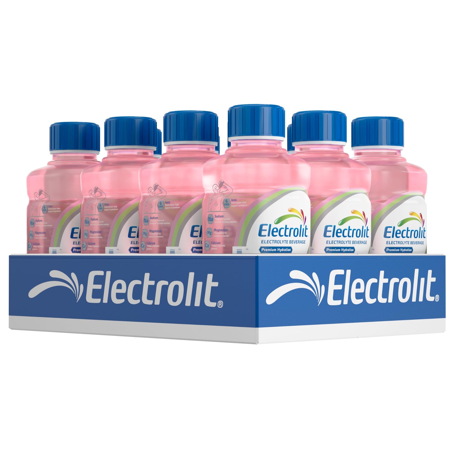 Premium Electrolyte Hydration Drink with Magnesium Potassium & Calcium 12 Pack
