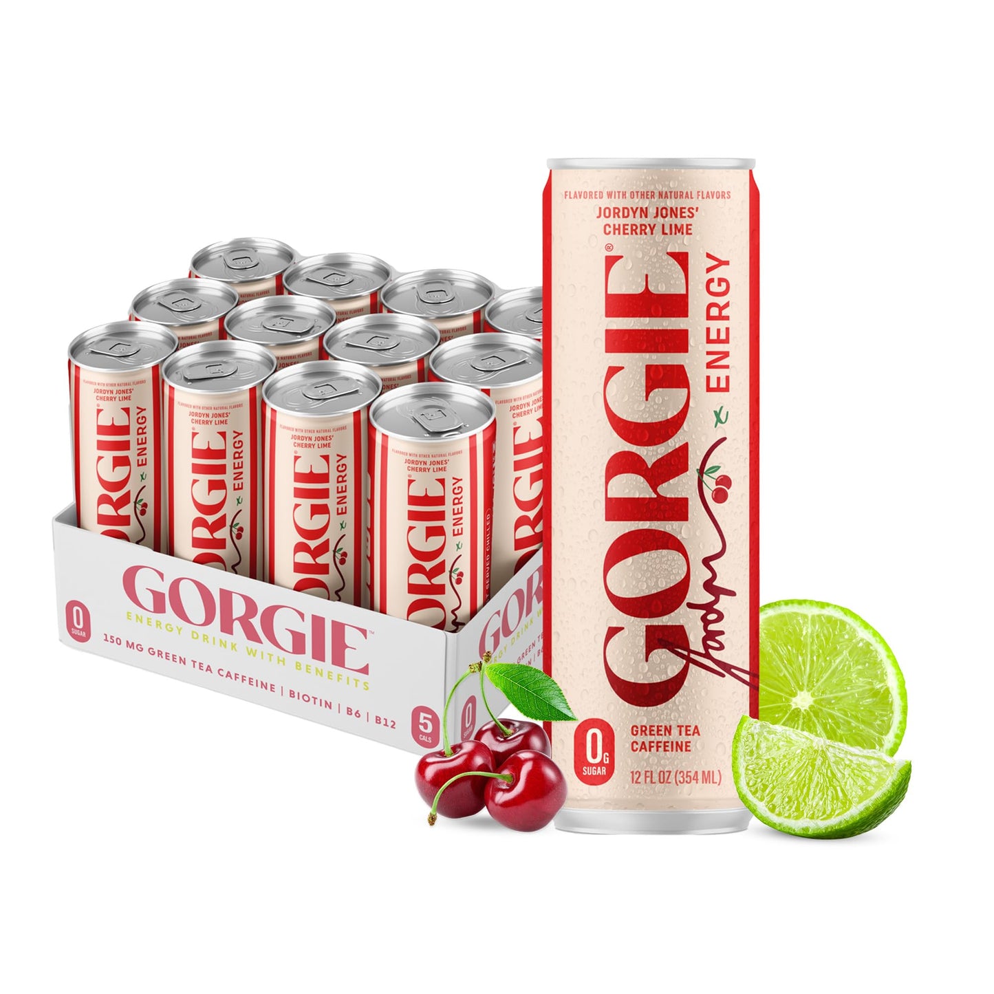 GORGIE Sugar-Free Natural Energy Drink, Coffee Replacement, Vegan