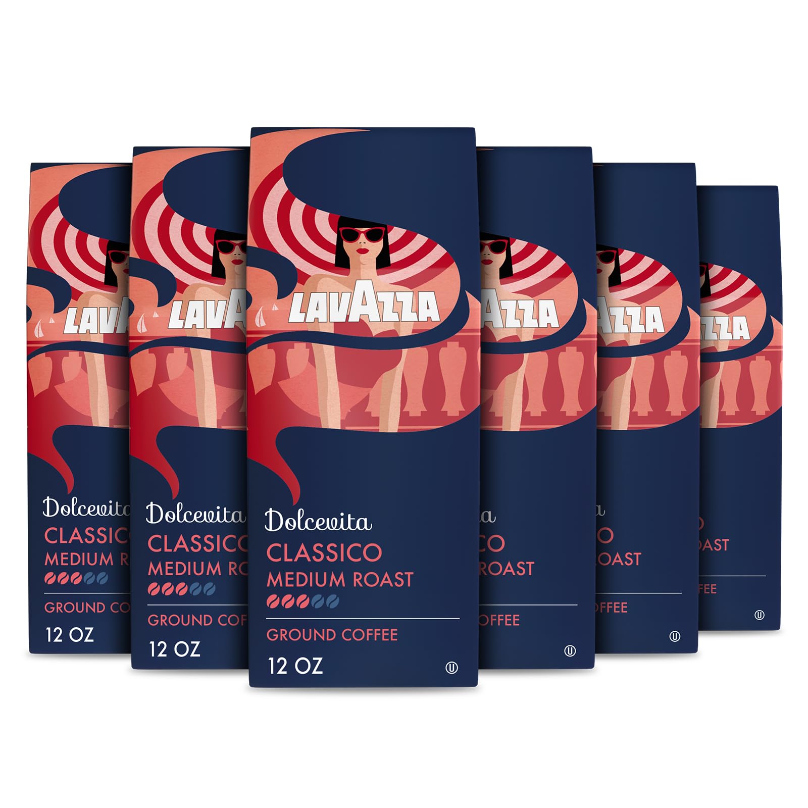Dolcevita Classico Medium Roast Ground Coffee Arabica Robusta Blend
