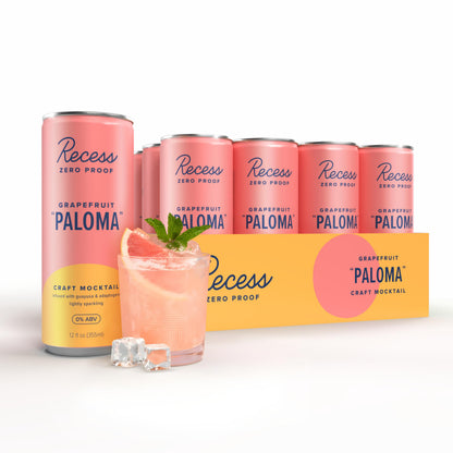 Recess Zero Proof Non-Alcoholic Mocktail, 12 Pack