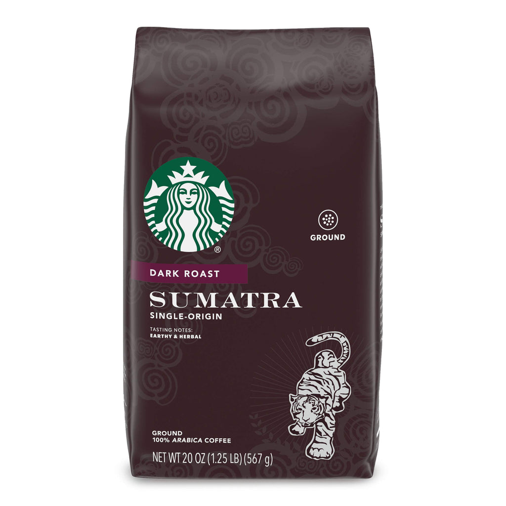 Dark Roast Espresso Ground Coffee 100% Arabica Beans 28 oz