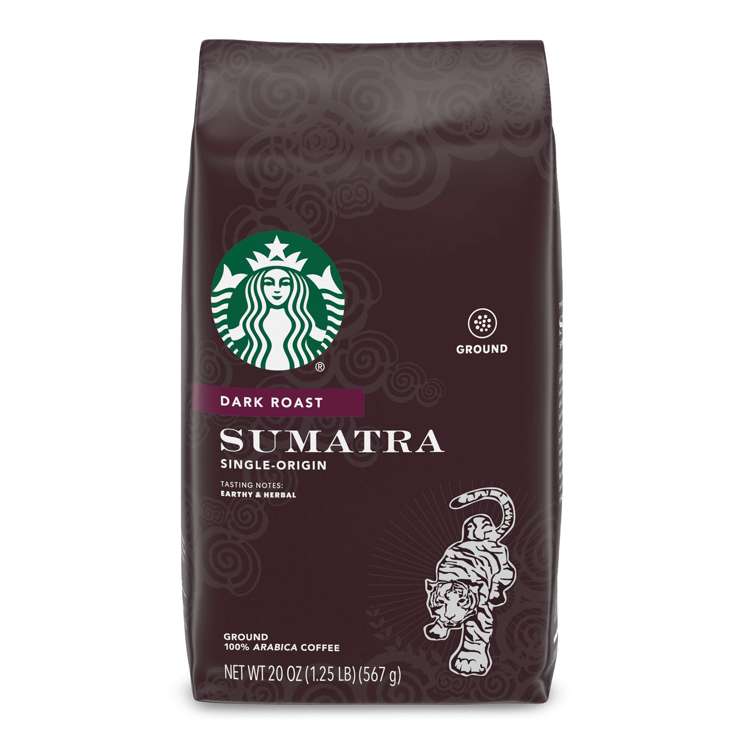 Dark Roast Espresso Ground Coffee 100% Arabica Beans 28 oz