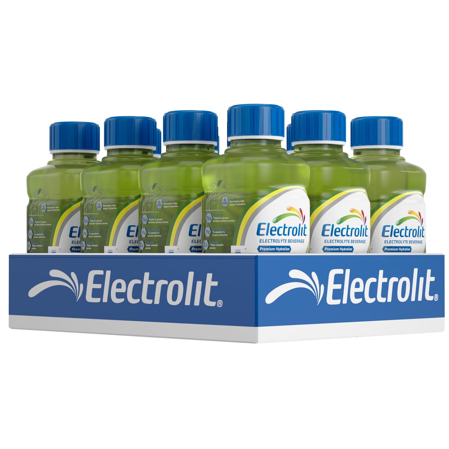 Premium Electrolyte Hydration Drink with Magnesium Potassium & Calcium 12 Pack