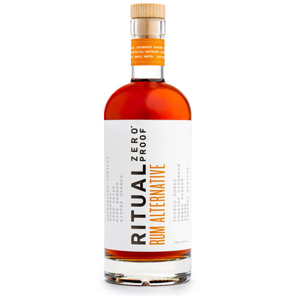 Zero Proof Rum Alternative Non Alcoholic Spirit for Cocktails 750ml