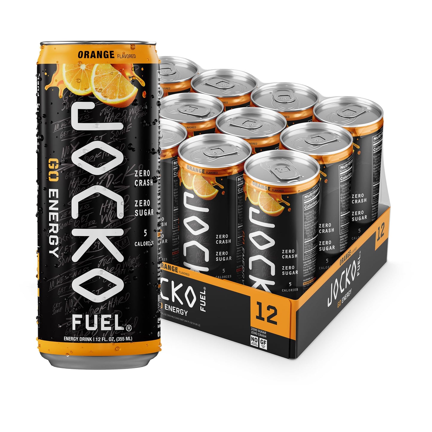 Sugar Free Energy Drink with Electrolytes and Focus Support Blend 12 Pack