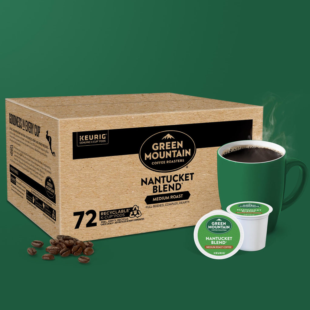Nantucket Blend Medium Roast Single-Serve Coffee Pods 72 Count