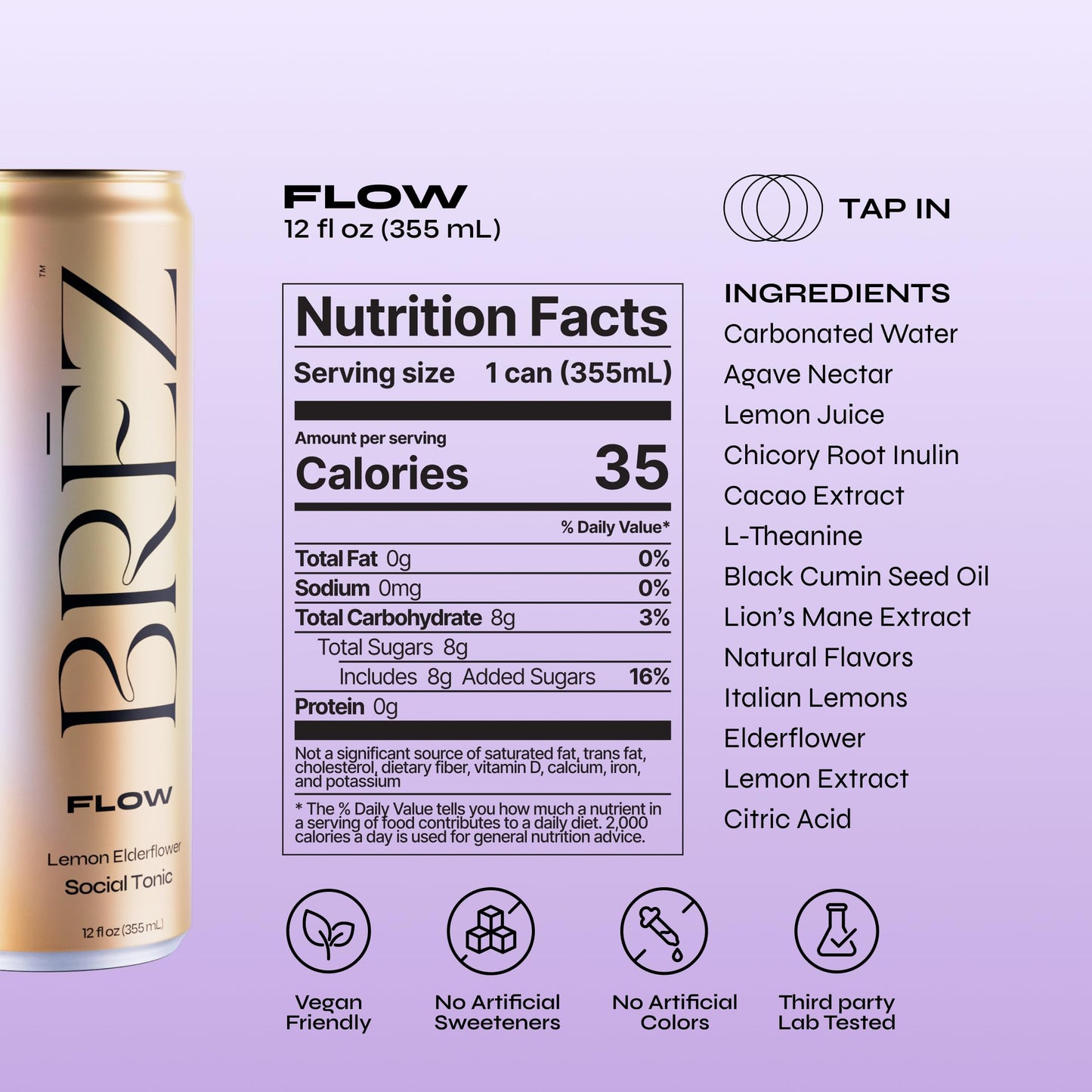 Lion's Mane Mushroom Drink with Adaptogens for Calm Focus & Mood Support