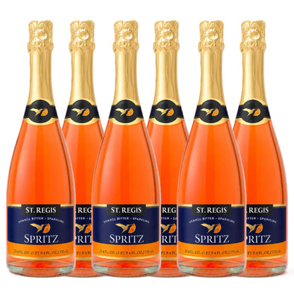Non Alcoholic Orange Spritz Sparkling Drink with Fruity Citrus Flavor