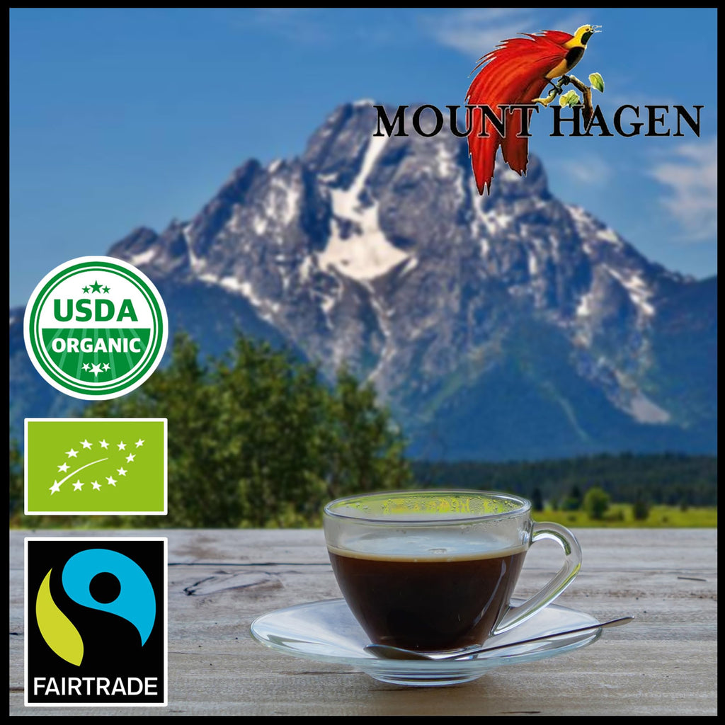 Mount Hagen Organic Coffee - Cafe Decaffeinated 3.53 oz Variation (3.53 oz)